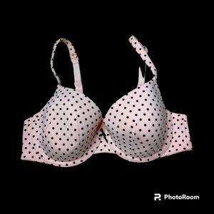 Cacique pink Polkadot cotton Tshirt Bra